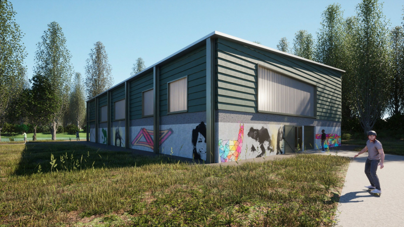 Premiers Coups de Pelle pour le Chantier de Reconversion de l'Ancienne Station d'Épuration en Espace Multisports