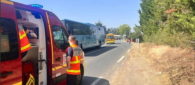 Collision entre un bus et un VL