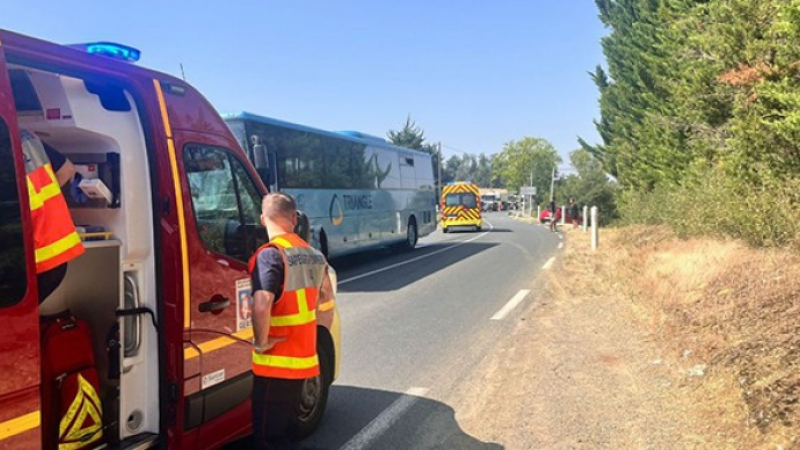 Collision entre un bus et un VL