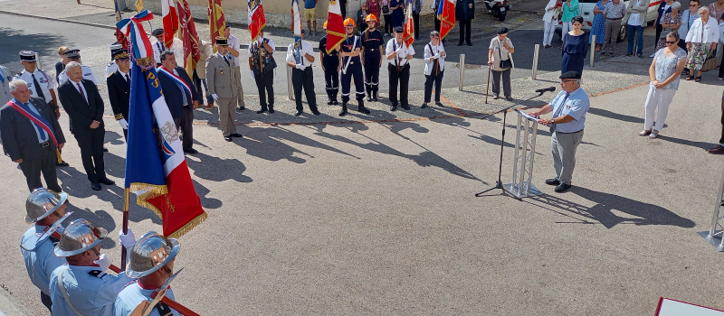 Hommage aux soldats des trois régiments gersois qui furent mobilisés les 2 et 4 août 1914.