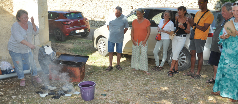 Avoz'art : démonstration de cuisson Raku par Judith Papp