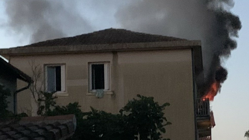 Un appartement ravagé par le feu