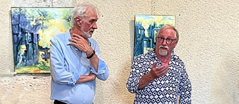 Benoît Meylender et Gérard Goffin aux cimaises de la Cavéa