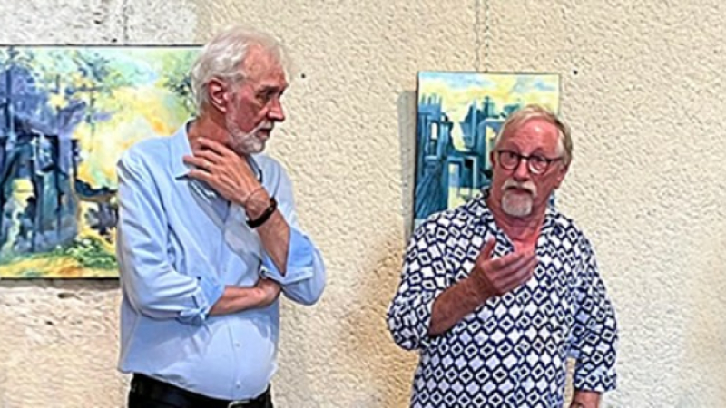 Benoît Meylender et Gérard Goffin aux cimaises de la Cavéa