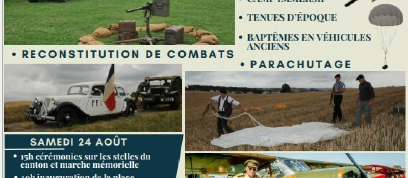 80 ans de la Libération avec reconstitution historique