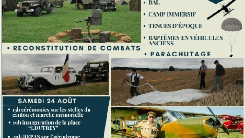 80 ans de la Libération avec reconstitution historique