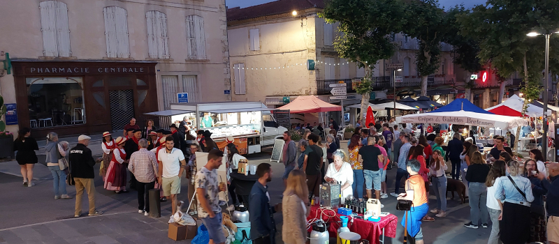 Dernier marché de nuit de l'été mercredi !