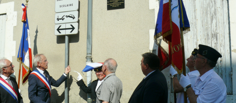 Hommage rendu à Ernest Vila sur son lieu de naissance