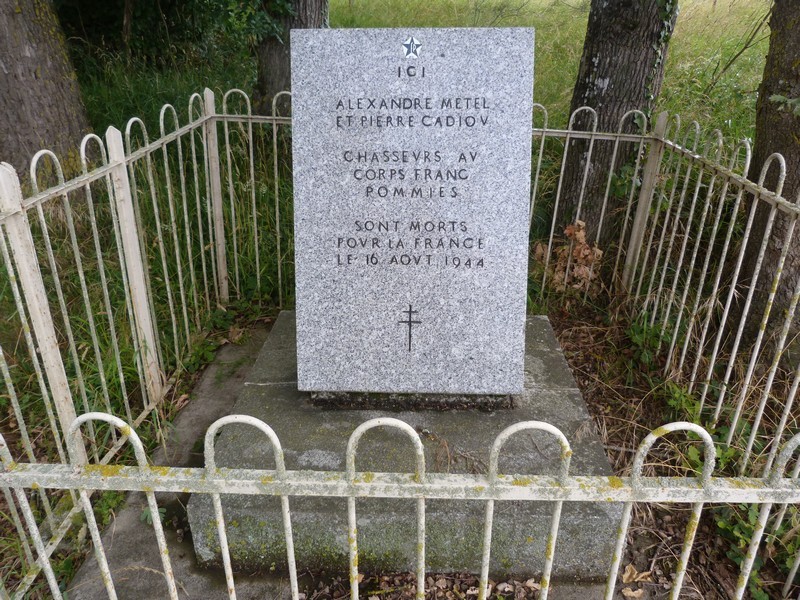 La stèle du souvenir