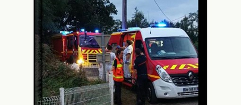 Collision entre un quad et un train