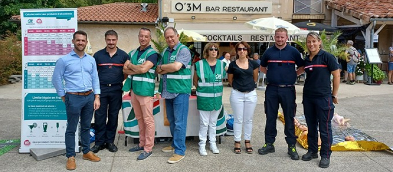 Sapeurs pompiers en prévention