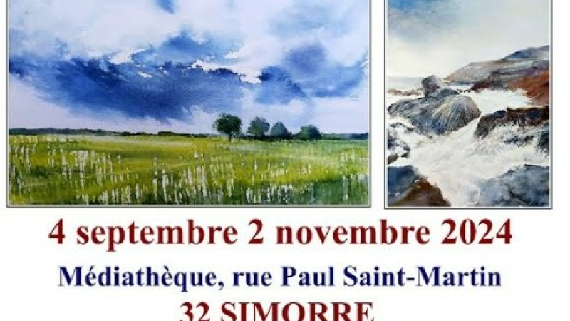 Exposition à la médiathèque