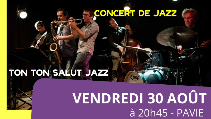 Concert de jazz du groupe « Ton Ton Salut Jazz Unit 5tet