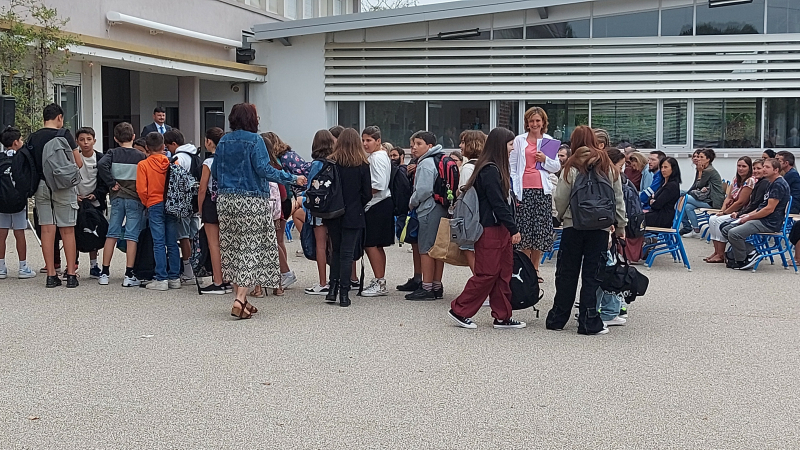 Gers numérique présent au collège Gabriel Séailles pour la rentrée des 6e