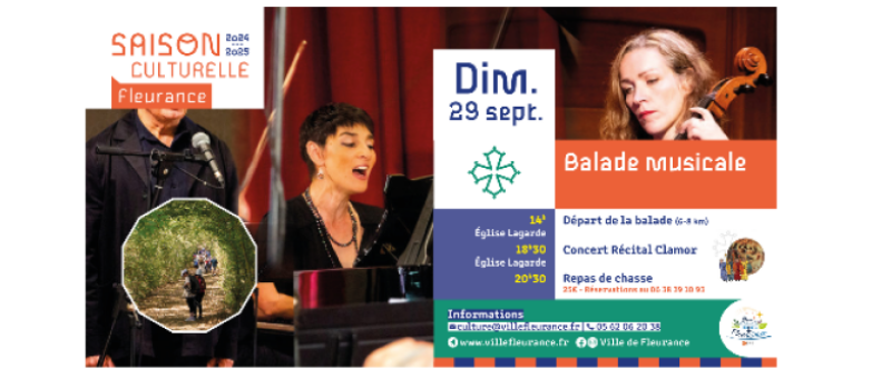 Randonnée et concert s’associent pour la traditionnelle balade musicale de la saison culturelle de Fleurance