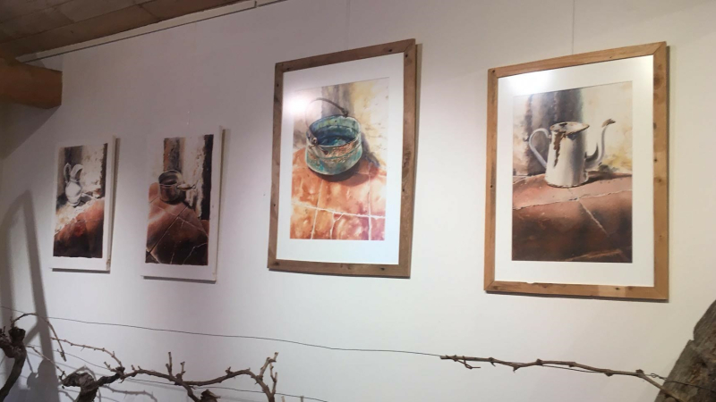 Venez découvrir les peintures à l'aquarelle de Carole Joubin au château de Millet!