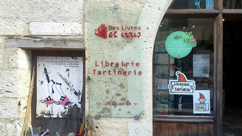 Programme de la  Librairie Tartinerie de Sarrant.