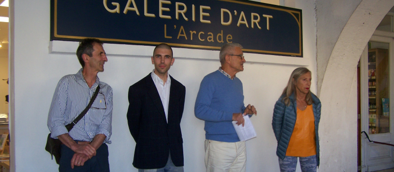 Un duo familial d'artistes expose à la galerie "L'Arcade" à Saint-Clar : père et fils dans un même élan artistique !
