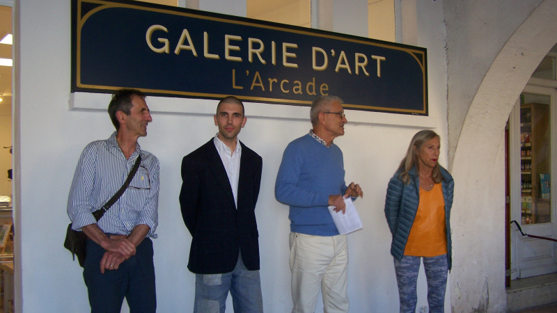 Un duo familial d'artistes expose à la galerie "L'Arcade" à Saint-Clar : père et fils dans un même élan artistique !