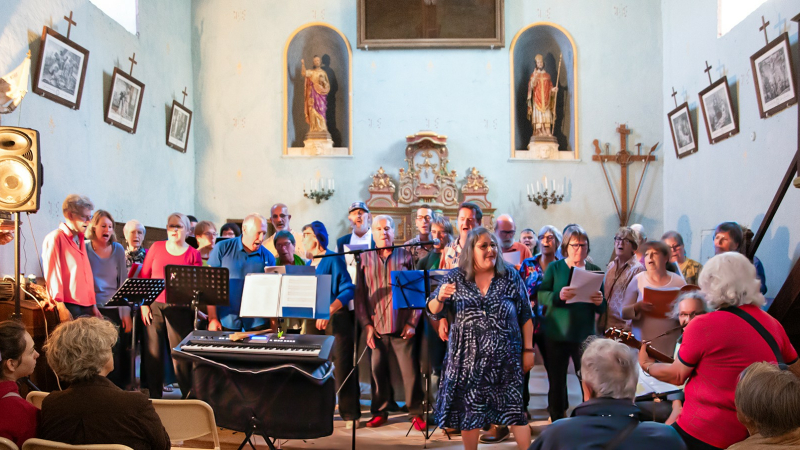 Succès du concert des Collines enchantées à Bouzon-Gellenave