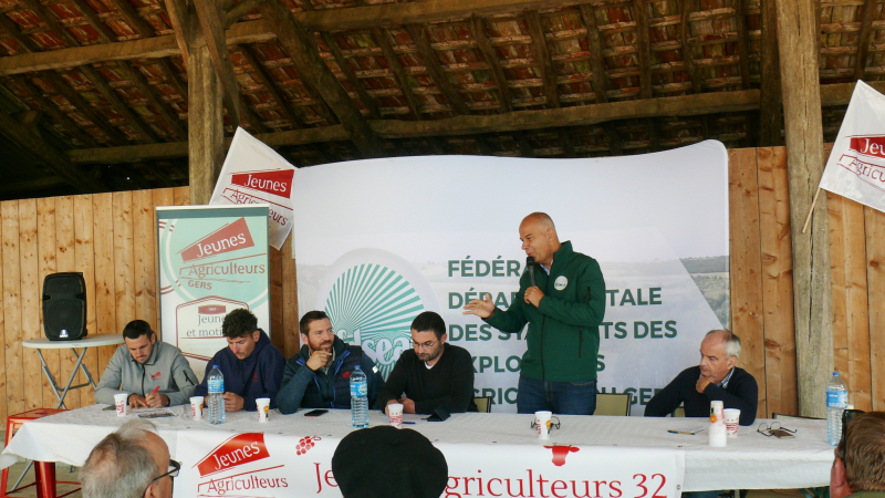 Arnaud Rousseau, président de la FNSEA, «l’engagement (de lEtat) c’est des droits et des devoirs»,