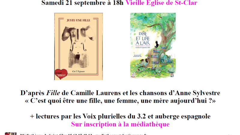 Un spectacle divertissant proposé par "Les Amis de la médiathèque" à Saint-Clar