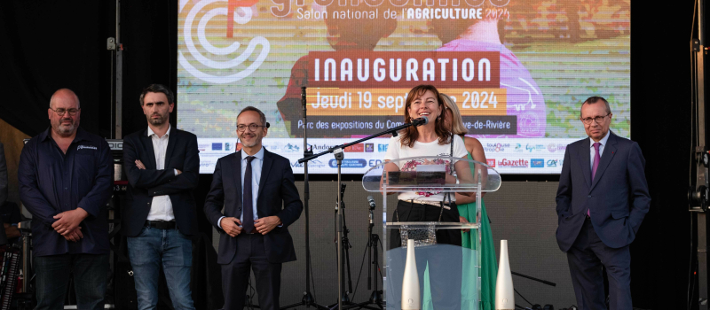CaroleDelgaréaffirme son soutien au monde agricoleà l’occasion du salon les Pyrénéennes