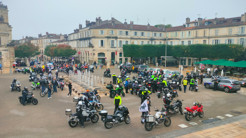 Manifestation des motards en colère