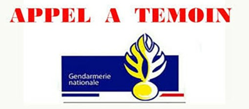 Appel à témoin suite d'accident