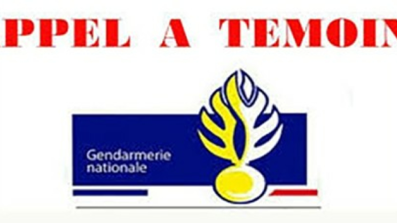 Appel à témoin suite d'accident