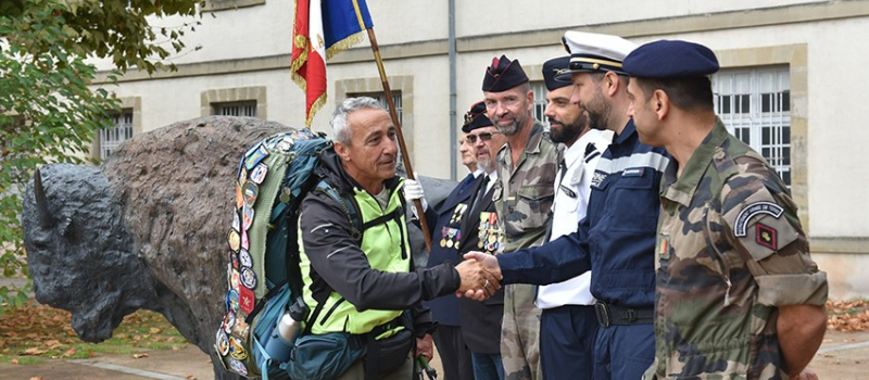 L'adjudant-chef Jean-Louis Martinez engagé dans une marche solidaire pour les militaires blessés