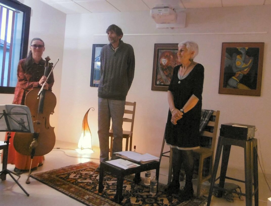 Elisabeth, Philippe et Véronique , les trois acteurs de cette conférence