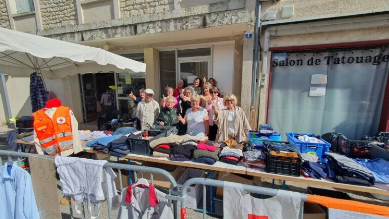La Croix Rouge de Mauvezin : un succès pour la braderie et une mobilisation pour Octobre Rose