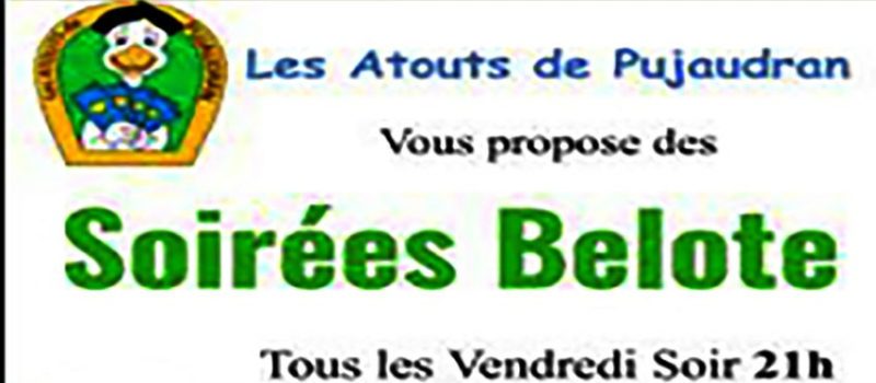 Reprise des concours de belote