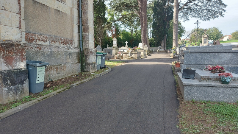 Les travaux de réfection au cimetière bientôt terminés