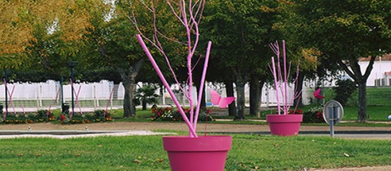 Octobre rose, ville en rose