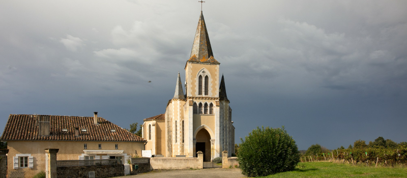 Bouzon-Gellenave: pose d'une plaque commémorative Maurice Parisot, Saint-Gô et Bataillon de l'Armagnac