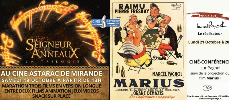 Pagnol et Jackson : Deux Trilogies Ciné incontournables !