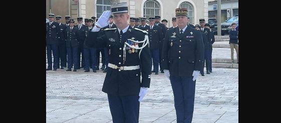 Le colonel Philippe de Laforcade et le général Thibault Lagrange.