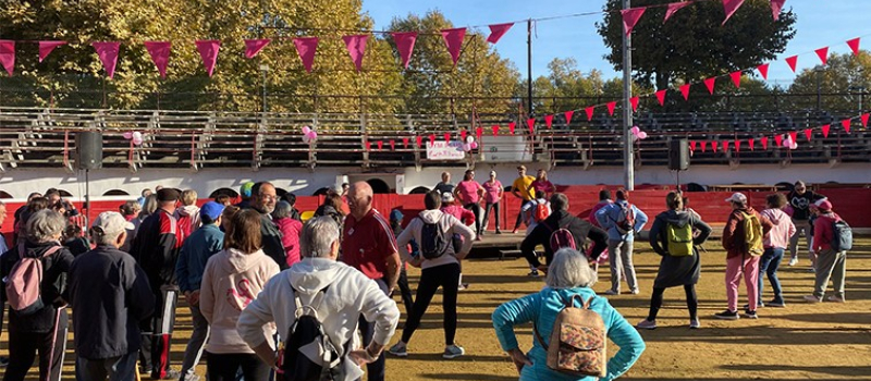 Riscle  fête l'Octobre Rose