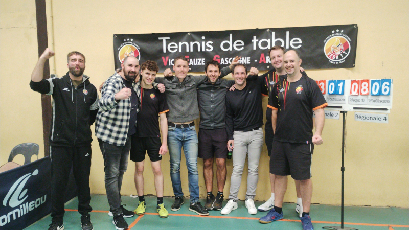 VEGA TT  : troisième journée de championnat