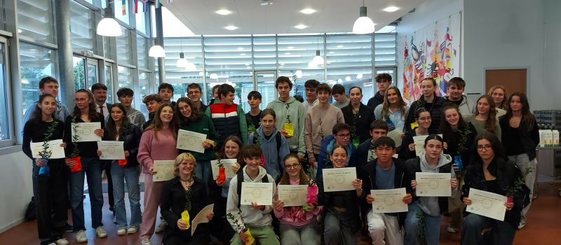 Des diplômés heureux!
