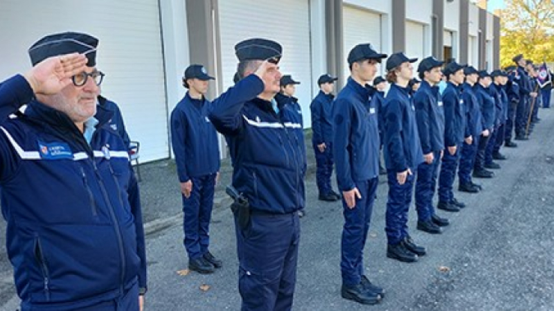 Cadets de la gendarmerie promotion Franck et Maurice Savère