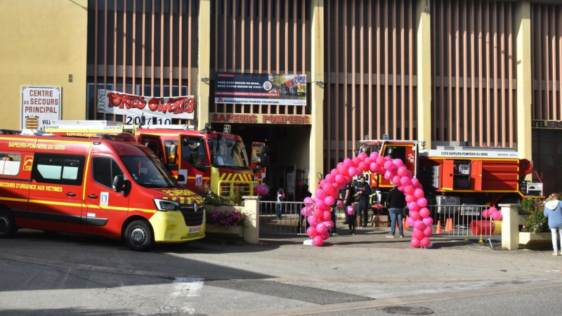 Octobre rose au Centre d’incendie et de secours
