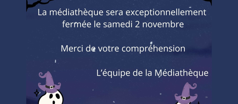 Novembre à la Médiathèque de Pavie.