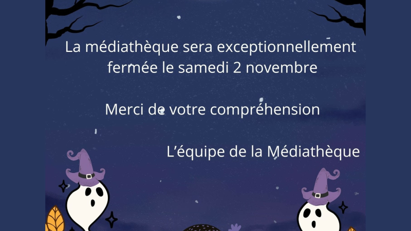 Novembre à la Médiathèque de Pavie.