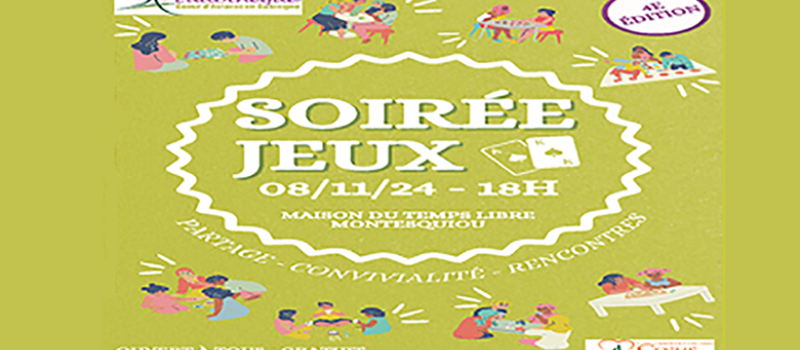 Soirée Jeux avec la Ludothèque Cœur d’Astarac