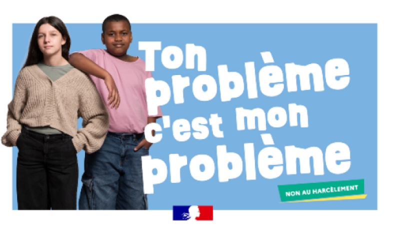 Journée nationale de lutte contre le harcèlement scolaire : "Ton problème, c'est mon problème"