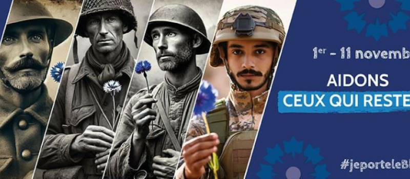 Collecte du Bleuet de France : du 1er au 11 novembre, soutenons ceux qui nous protègent