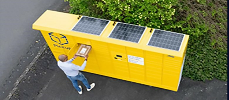 Pickup , La Poste : Une consigne solaire installée à Lectoure,